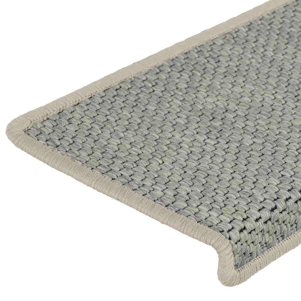 Trapmatten zelfklevend Sisal-Look 30 st 65x21x4 cm groen