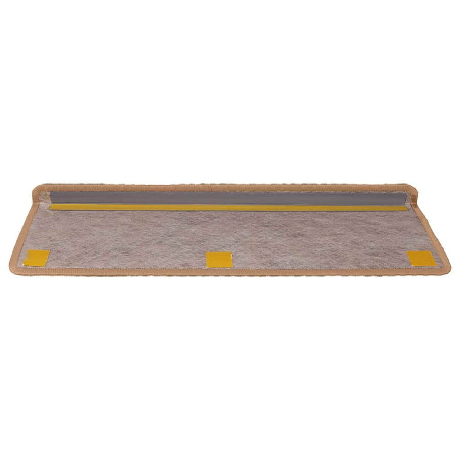 Trapmatten zelfklevend 30 st sisal-look 65x21x4 cm oranje