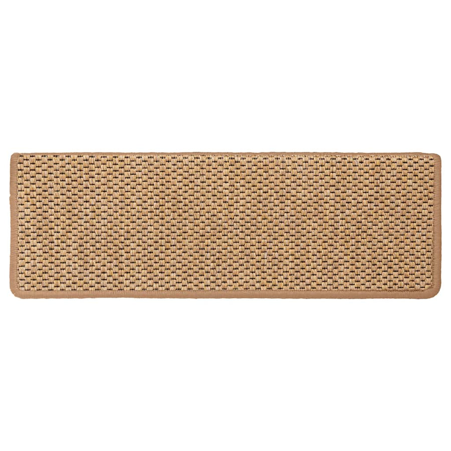 Trapmatten zelfklevend 30 st sisal-look 65x21x4 cm oranje