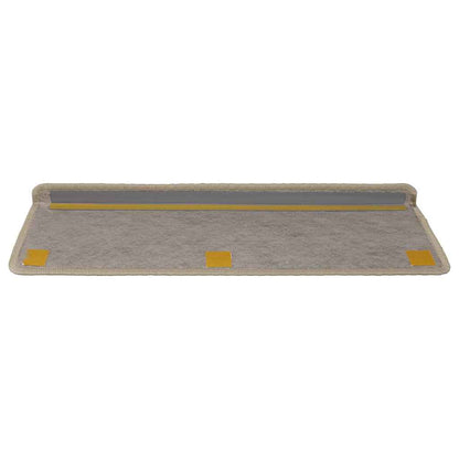 Trapmatten zelfklevend 30 st sisal-look 65x21x4 cm donkerbeige