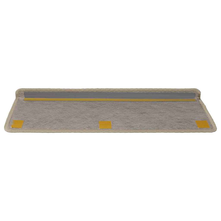 Trapmatten zelfklevend 30 st sisal-look 65x21x4 cm donkerbeige