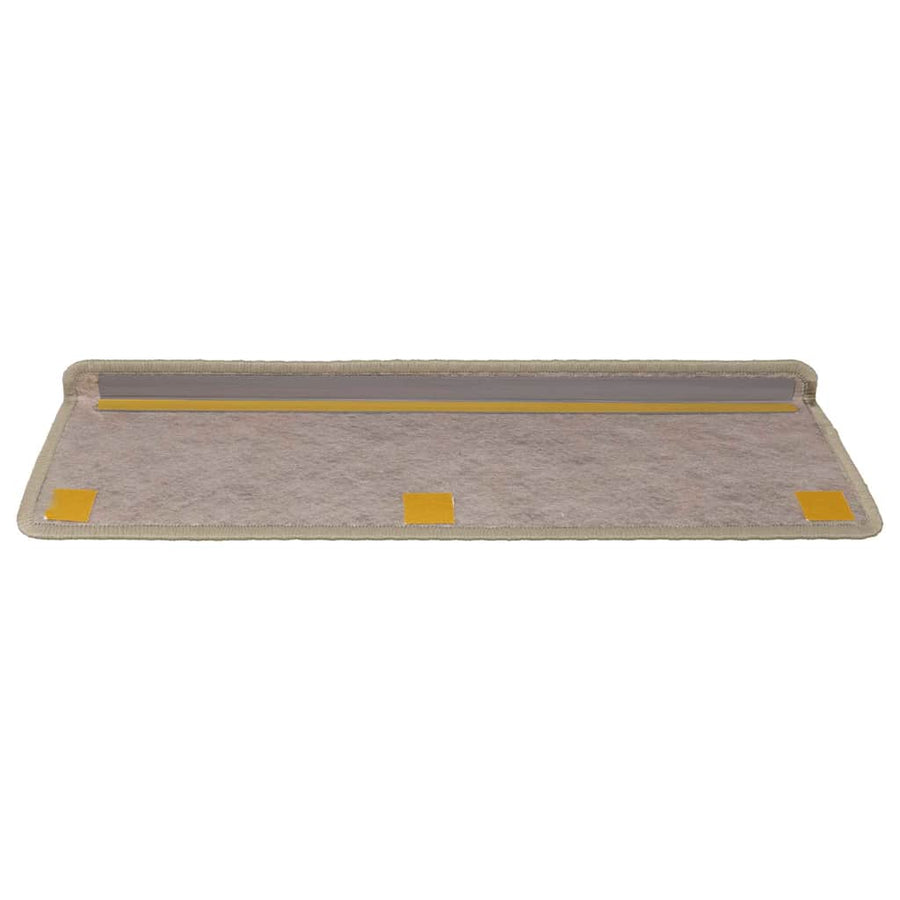 Trapmatten zelfklevend 30 st sisal-look 65x21x4 cm zandkleurig