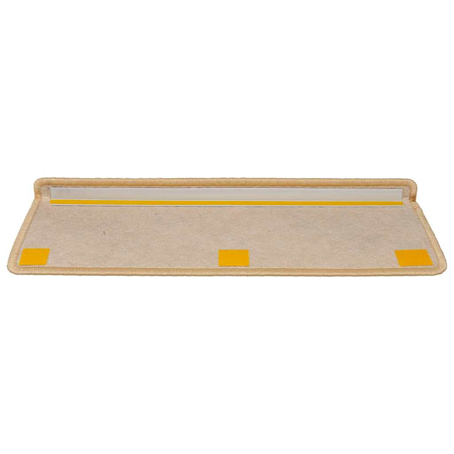 Trapmatten zelfklevend 30 st sisal-look 65x21x4 cm lichtbeige