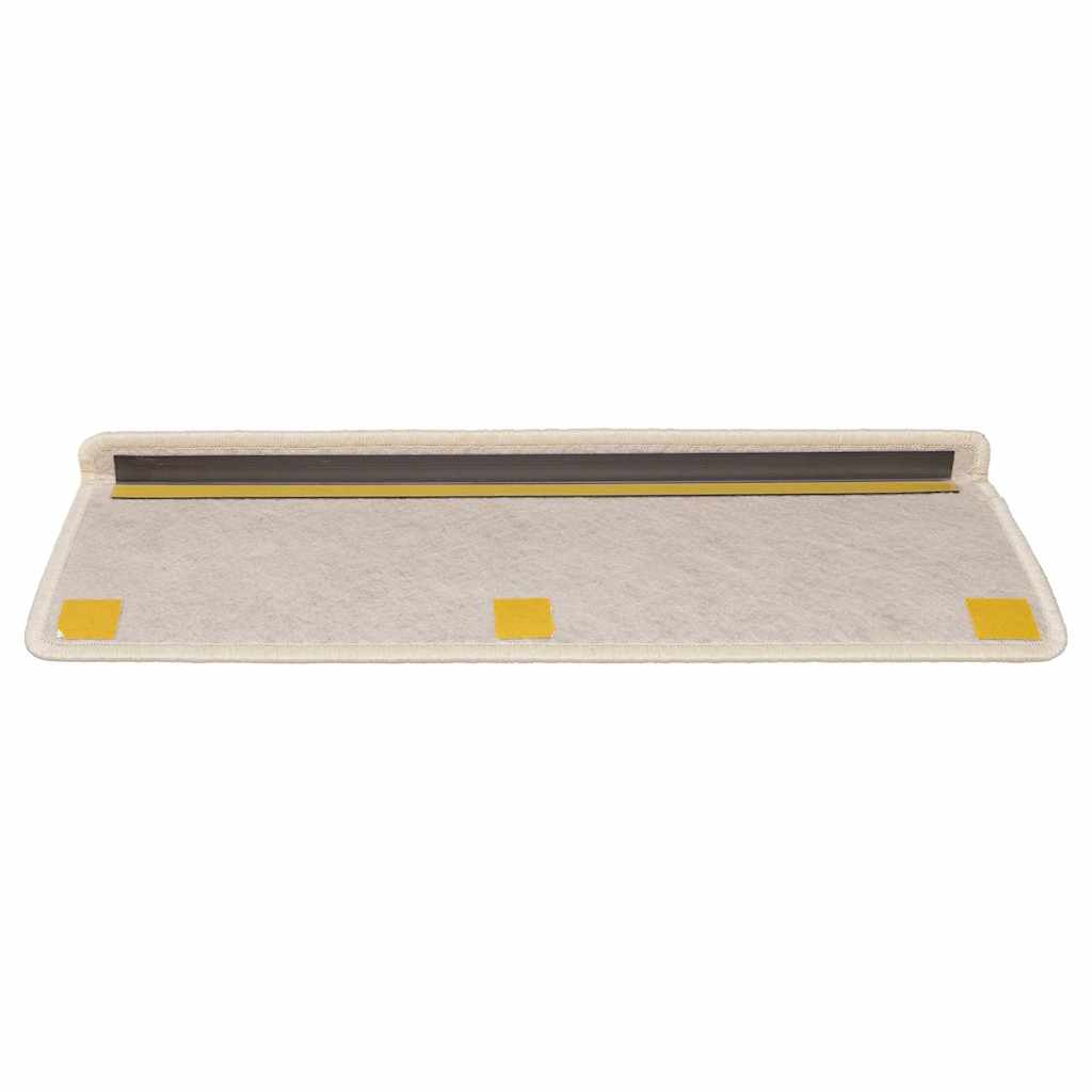 Trapmatten zelfklevend 30 st sisal-look 65x21x4 cm crèmekleurig