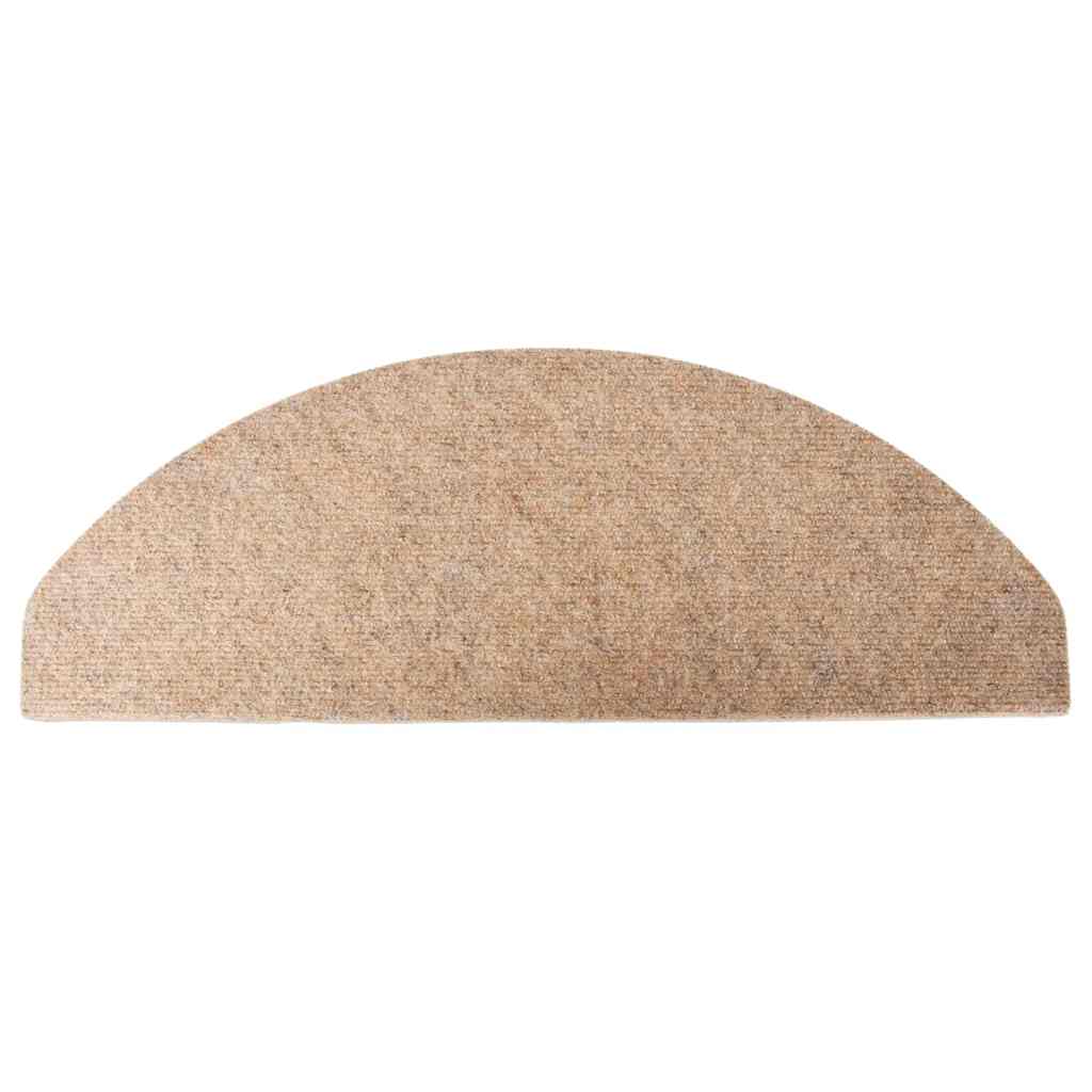 Trapmatten zelfklevend 30 st 65x22,5x3,5 cm beige