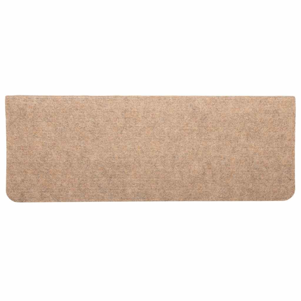 Trapmatten zelfklevend 30 st 65x24,5x3,5 cm beige