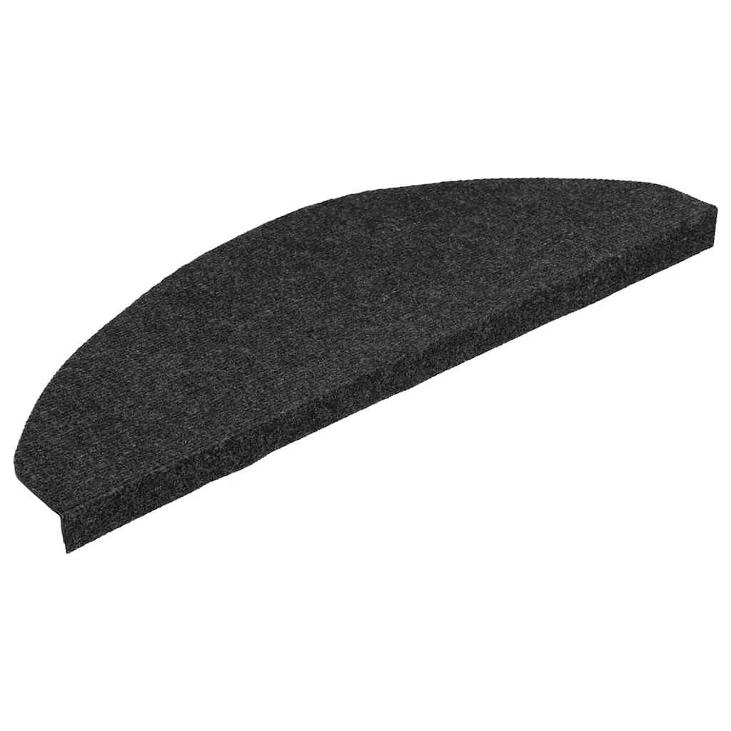 Trapmatten zelfklevend 30 st 65x22,5x3,5 cm zwart