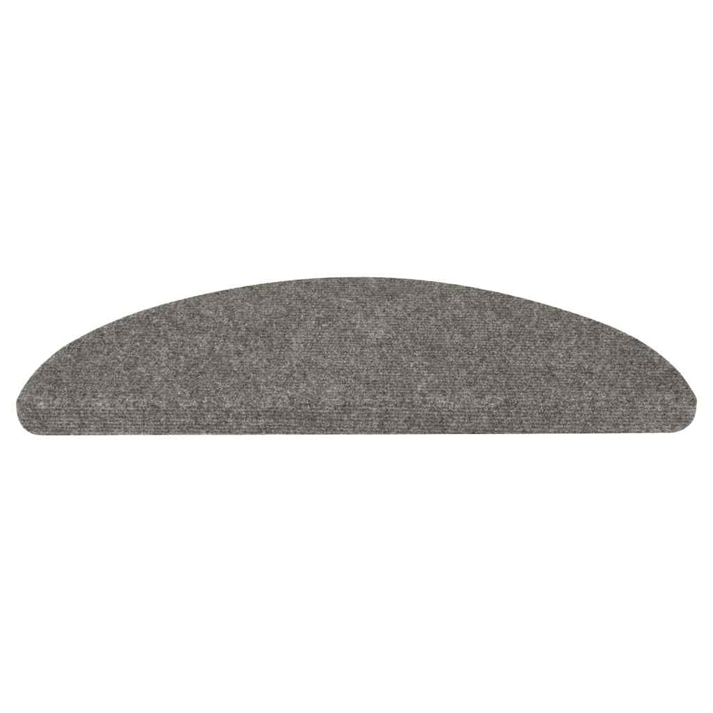 Trapmatten zelfklevend 20 st 65x22,5x3,5 cm grijs