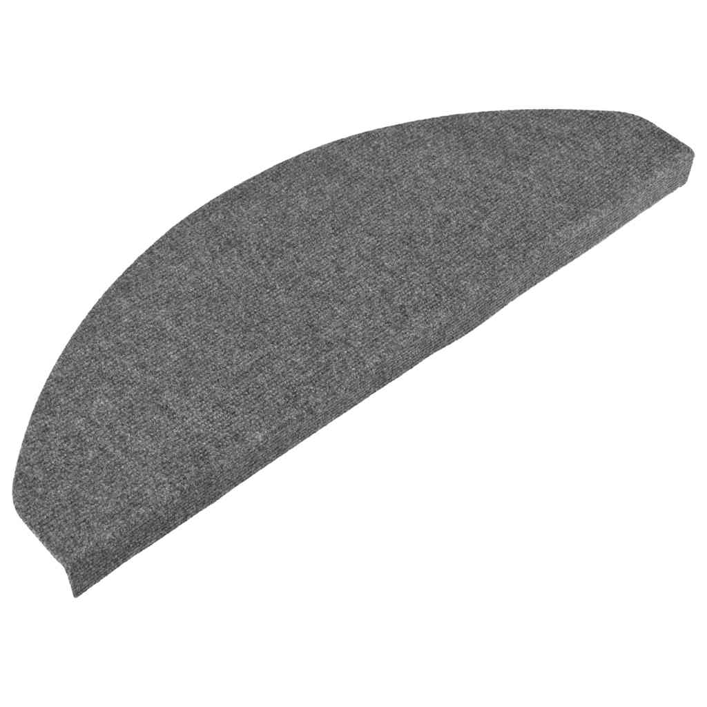 Trapmatten zelfklevend 30 st 65x22,5x3,5 cm grijs