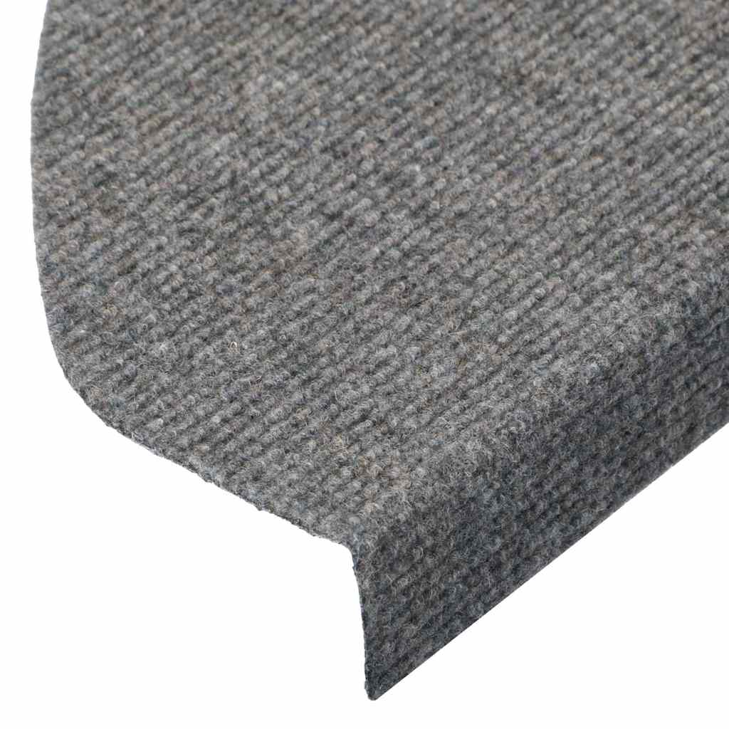 Trapmatten zelfklevend 30 st 65x22,5x3,5 cm grijs