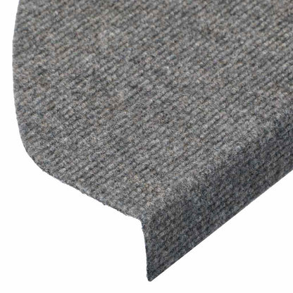 Trapmatten zelfklevend 30 st 65x22,5x3,5 cm grijs