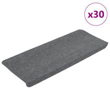 Trapmatten zelfklevend 30 st 65x24,5x3,5 cm grijs