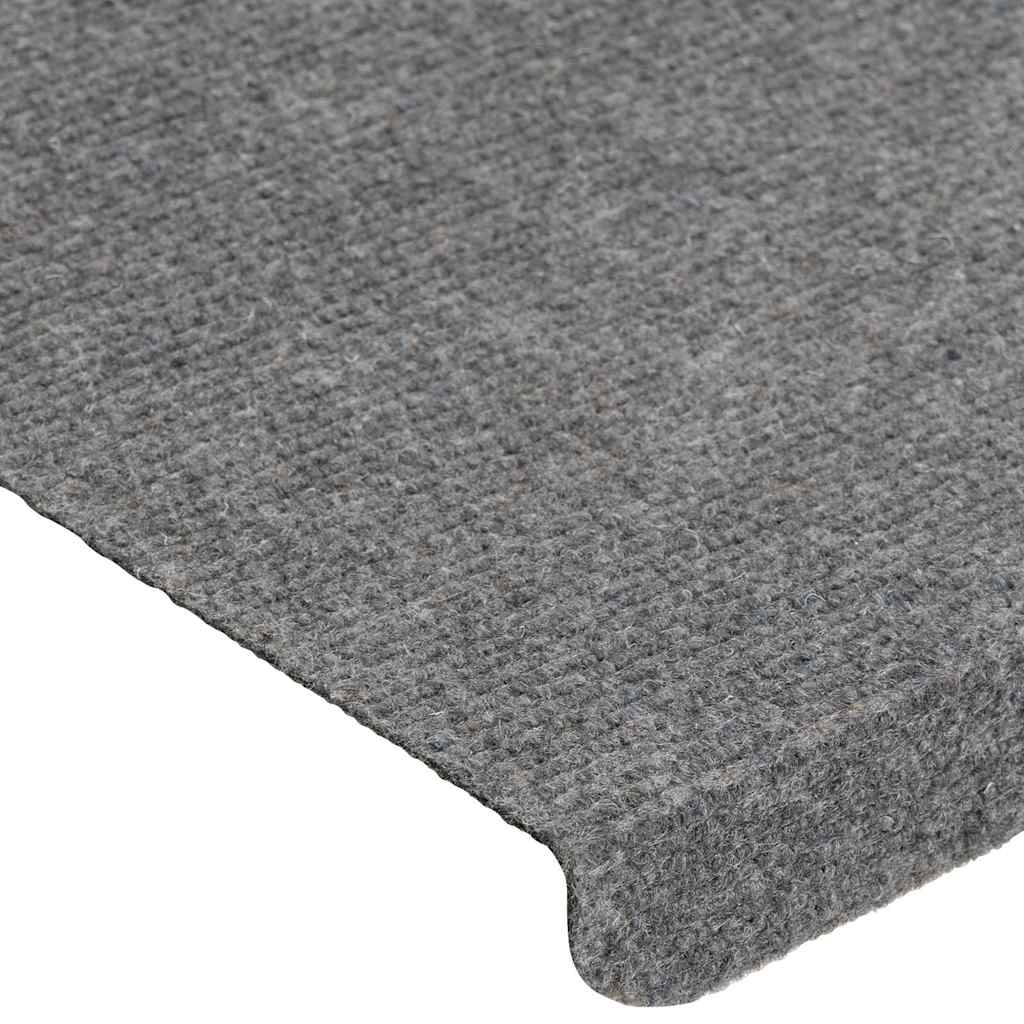 Trapmatten zelfklevend 30 st 65x24,5x3,5 cm grijs