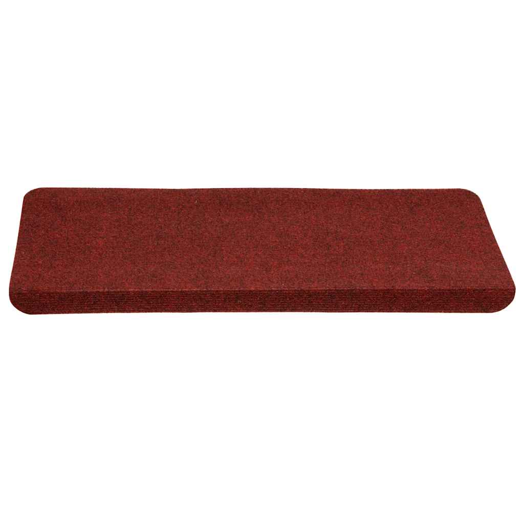 Trapmatten zelfklevend 30 st 65x24,5x3,5 cm rood