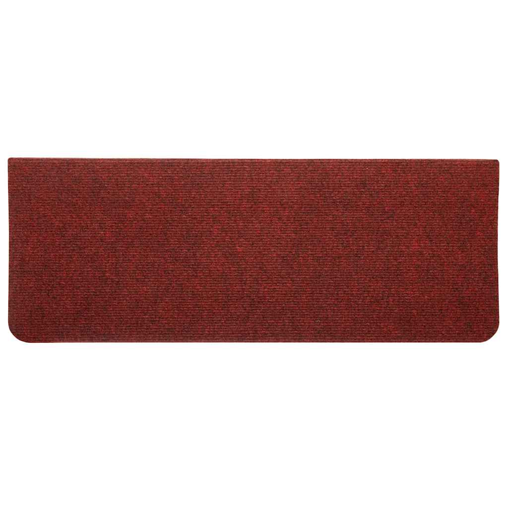 Trapmatten zelfklevend 30 st 65x24,5x3,5 cm rood