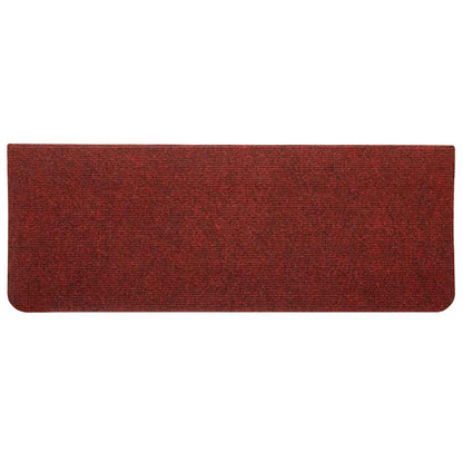 Trapmatten zelfklevend 30 st 65x24,5x3,5 cm rood