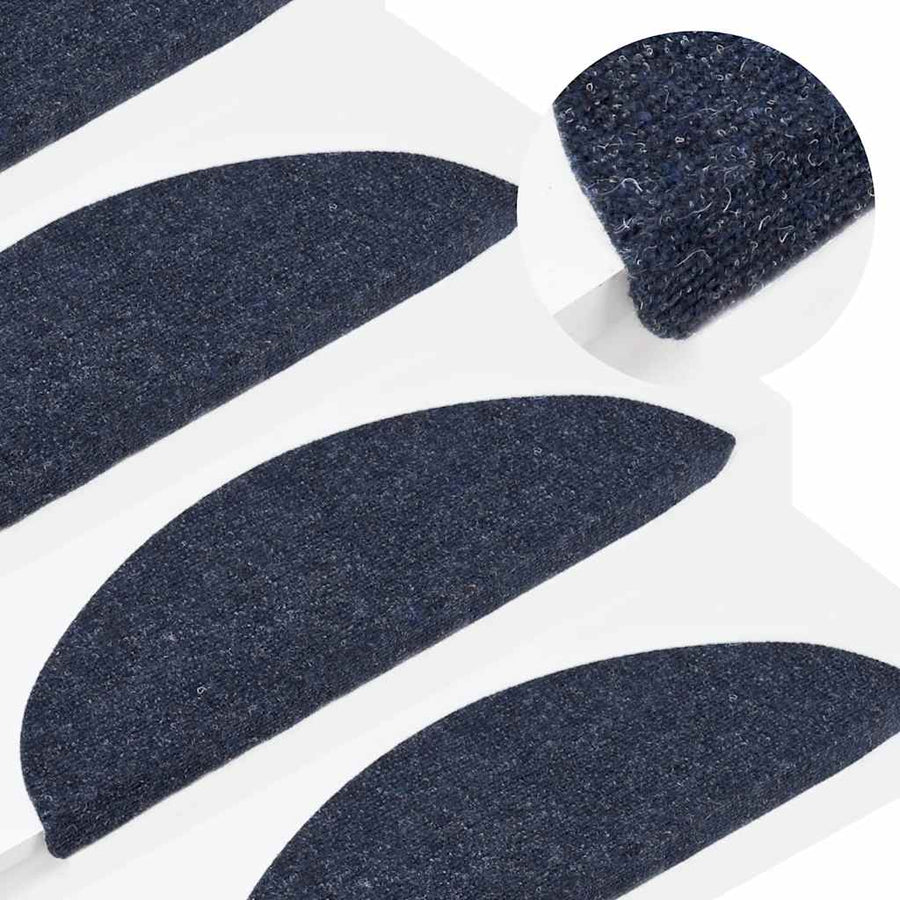 Trapmatten zelfklevend 30 st 56x17x3 cm blauw