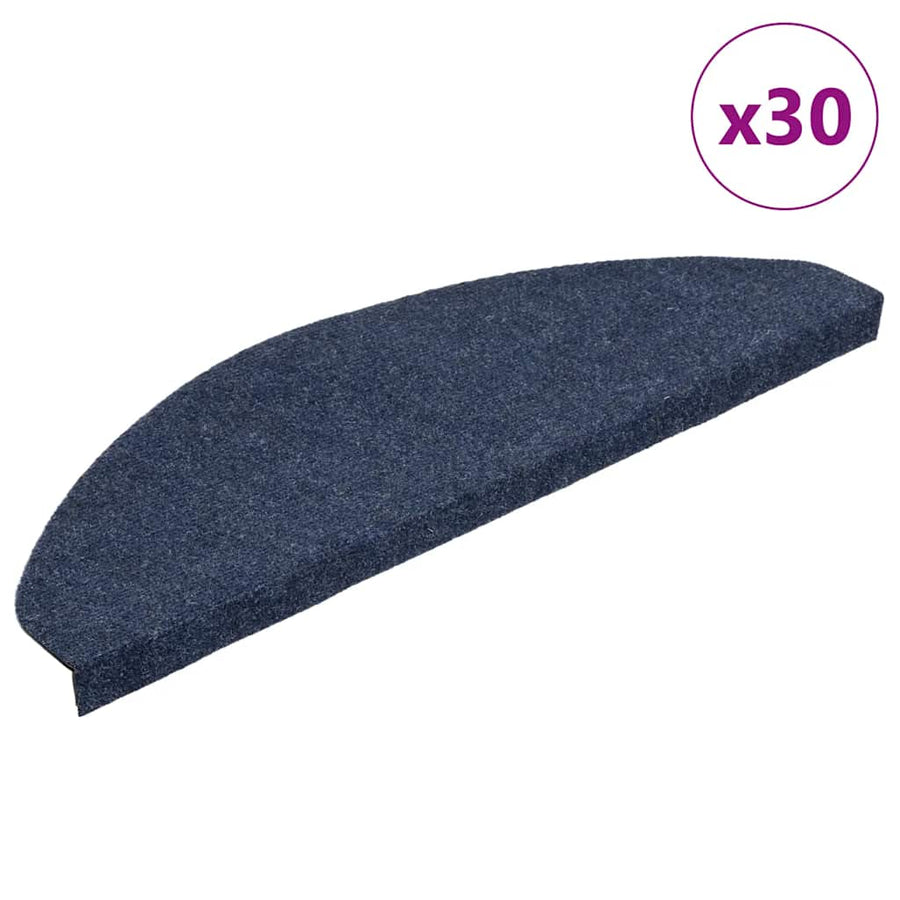 Trapmatten zelfklevend 30 st 65x22,5x3,5 cm blauw