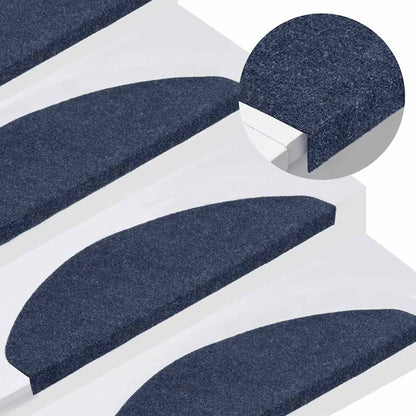 Trapmatten zelfklevend 30 st 65x22,5x3,5 cm blauw