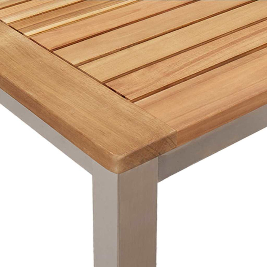 Tuin eettafelset 3 pcs Bruin Massief Acaciahout