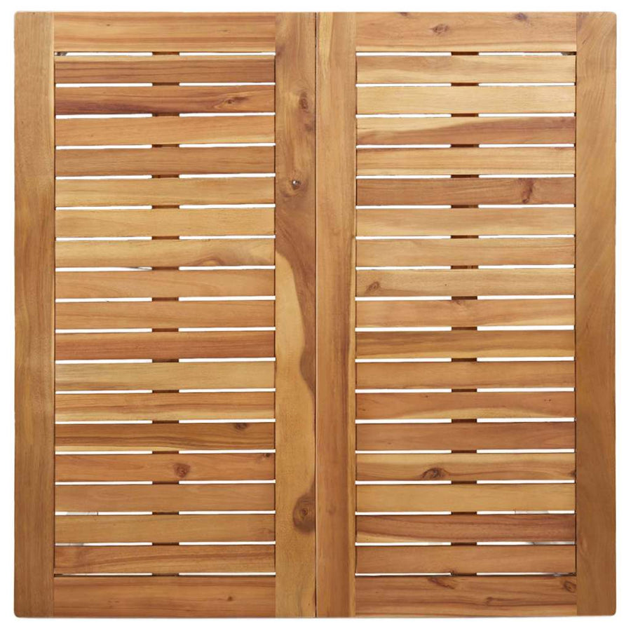 Tuin eettafelset 3 pcs Bruin Massief Acaciahout