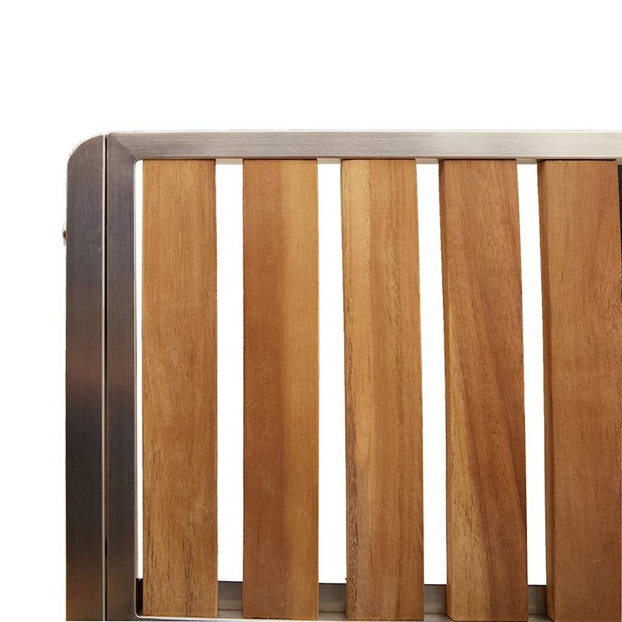 Buiten eettafelset 7 pcs Bruin Massief Acaciahout