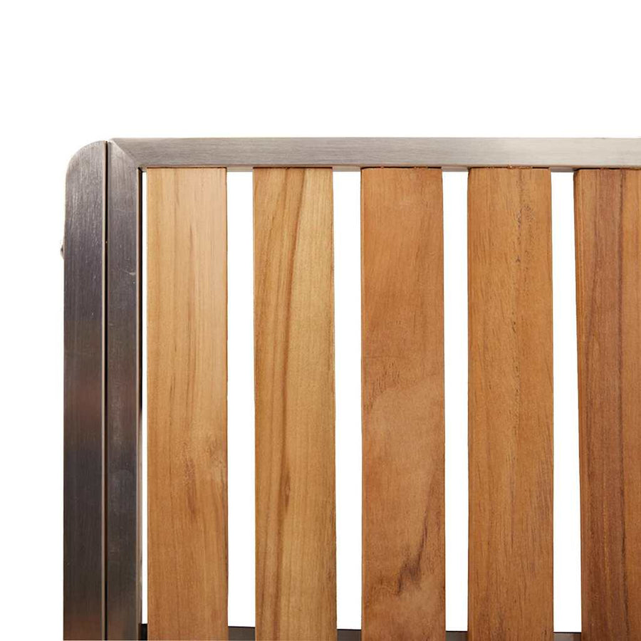Buiten eettafelset 5 pcs Bruin Massief Teakhout