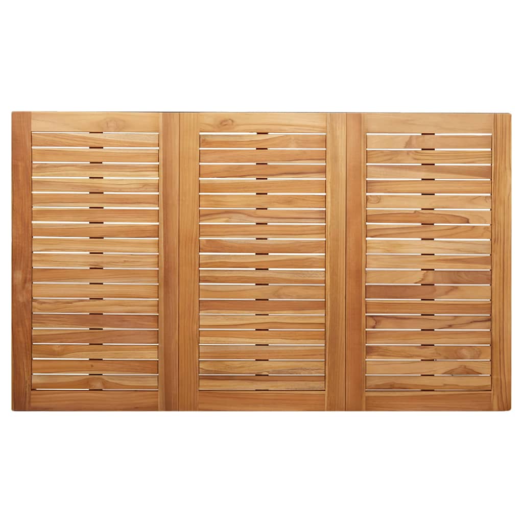 Buiten eettafelset 5 pcs Bruin Massief Teakhout
