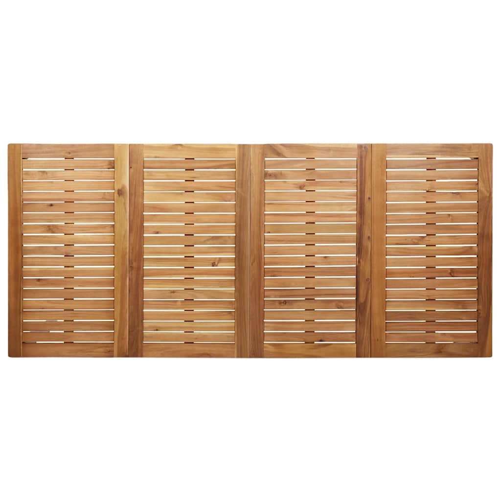 Tuin eettafelset 9 pcs Bruin Massief Acaciahout