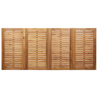 Tuin eettafelset 9 pcs Bruin Massief Acaciahout
