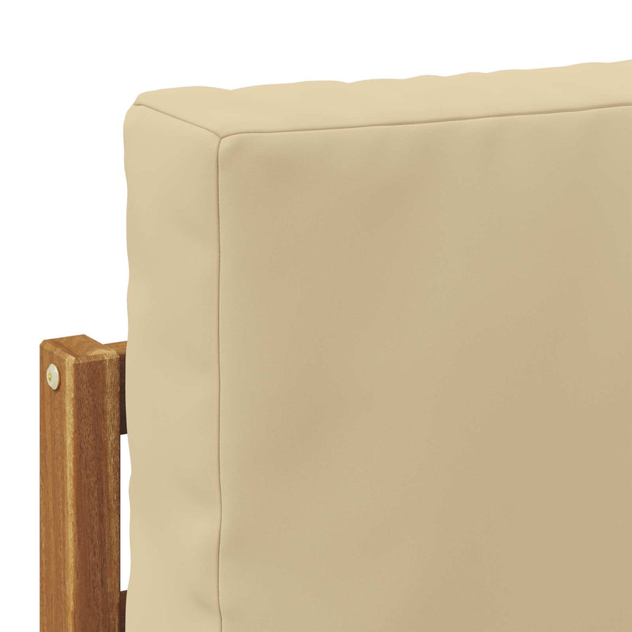 Bankstel met kussen 4 Stuk Natuurlijk en Beige