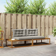 Modulaire tuinbank massief acaciahout 230.5x83x73 cm