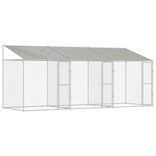 Hondenbench Zilver 600 x 200 x 256 cm Gegalvaniseerd staal