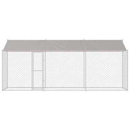 Hondenbench Zilver 600 x 200 x 256 cm Gegalvaniseerd staal