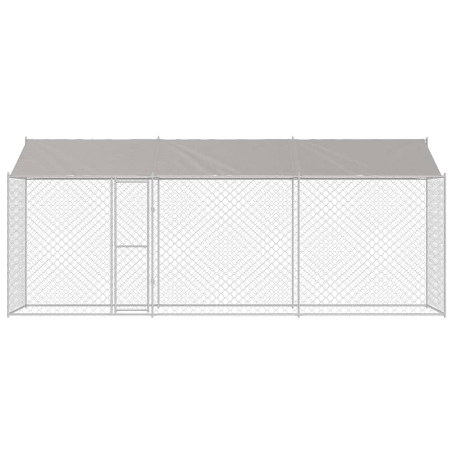 Hondenbench Zilver 600 x 200 x 256 cm Gegalvaniseerd staal