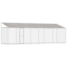 Hondenbench Zilver 800 x 200 x 256 cm Gegalvaniseerd staal