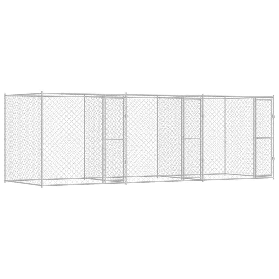 Hondenbench Zilver 600 x 200 x 200 cm Gegalvaniseerd staal