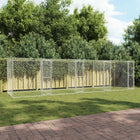 Dog Crate Silver 800 x 200 x 200 cm Galvanised steel