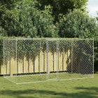 Dog Crate Silver 400 x 200 x 200 cm Galvanized steel