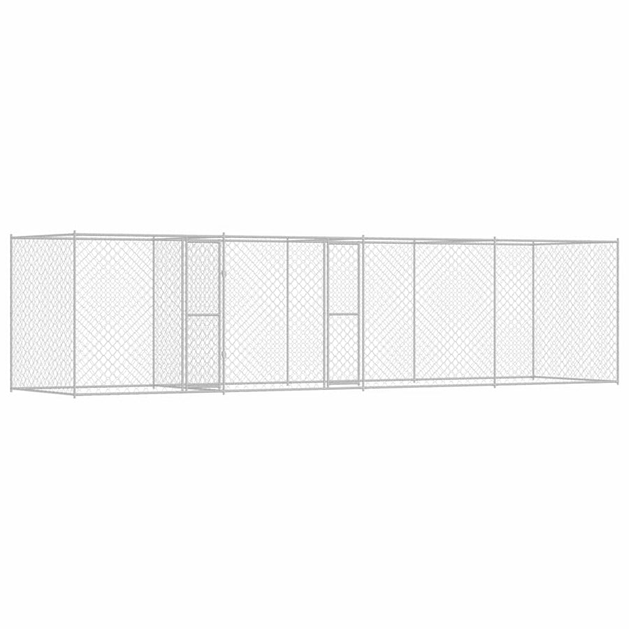 Hondenbench Zilver 600 x 200 x 200 cm Gegalvaniseerd staal