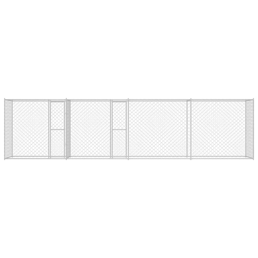 Hondenbench Zilver 600 x 200 x 200 cm Gegalvaniseerd staal