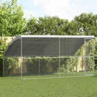 Chicken Coop 2 pcs Silver 400 x 200 x 198.5 cm