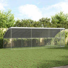 Chicken coop 3 pcs Silver 600 x 200 x 198.5 cm