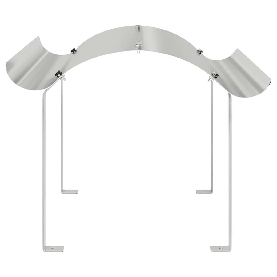 Schoorsteenkap Zilver 59.5 x 50 x 36.5 cm Roestvrij staal