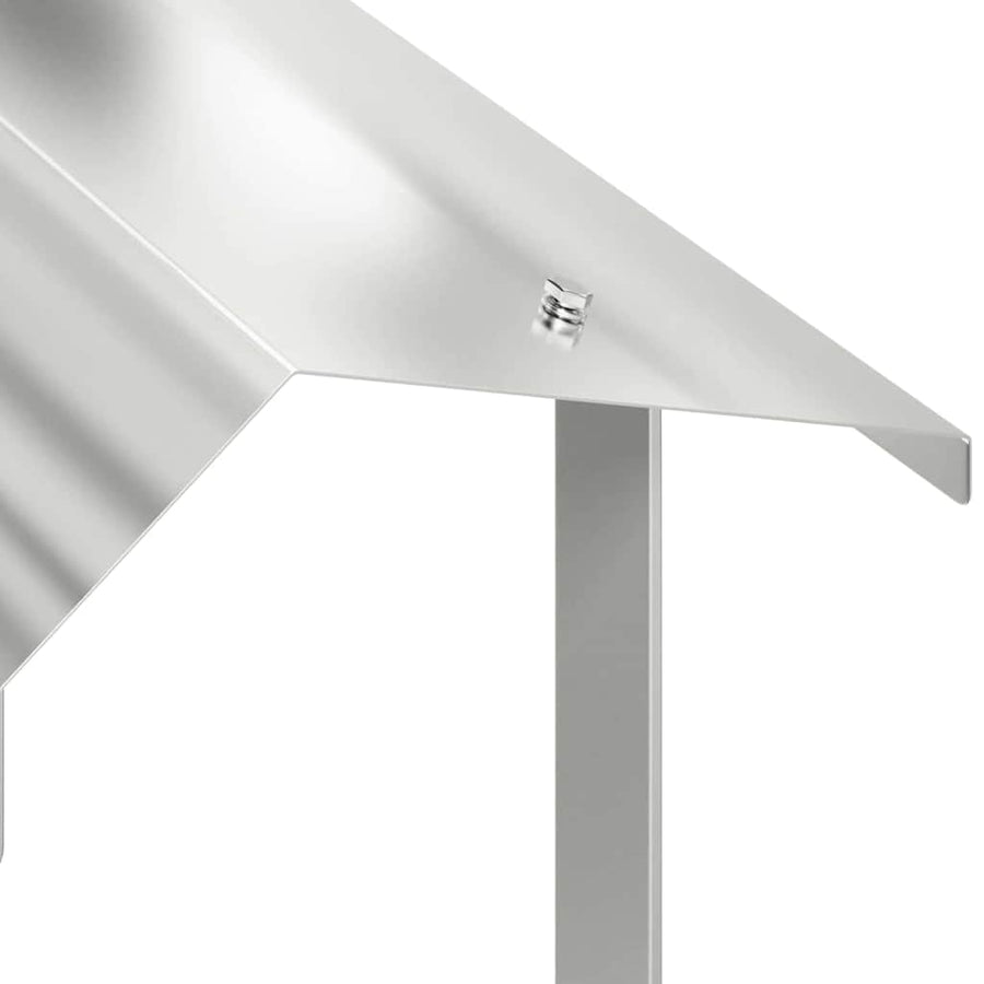 Rookkap Zilver 40 x 40 x 37.5 cm Roestvrij staal