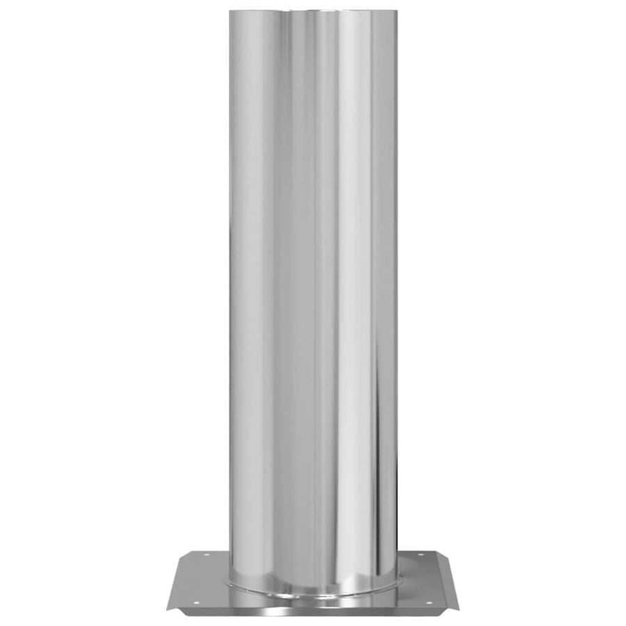 Schouwkop Verlenging Zilver 26 x 26 x 50 cm Roestvrij staal