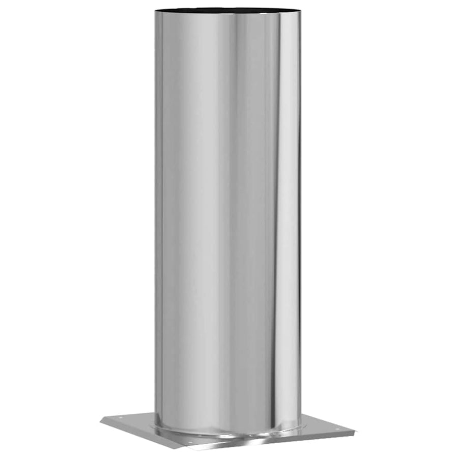 Schouwkop Verlenging Zilver 29 x 29 x 50 cm Roestvrij staal