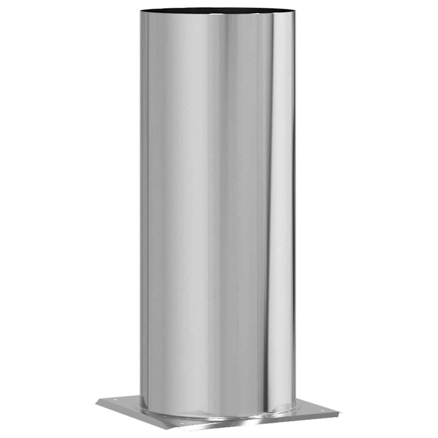 Schouwkop Verlenging Zilver 31 x 31 x 50 cm Roestvrij staal
