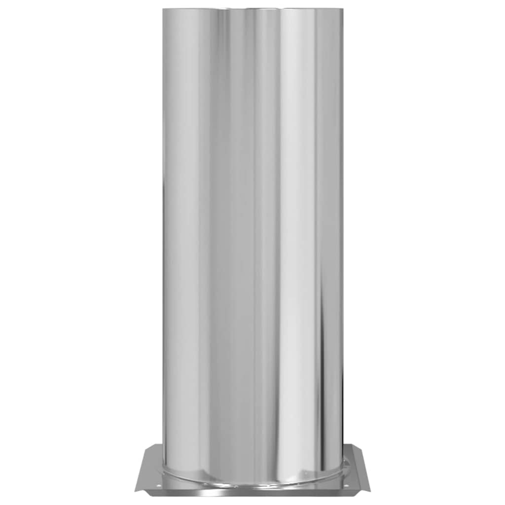 Schouwkop Verlenging Zilver 31 x 31 x 50 cm Roestvrij staal