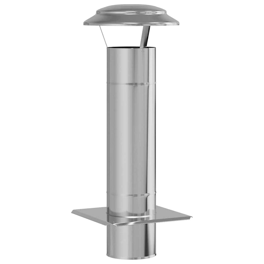 Schouw Verlenging Zilver 25 x 25 x 65 cm Roestvrij staal
